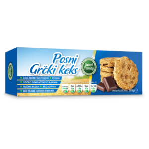 Posni grčki keks SWEET FAMILY 200g slide slika