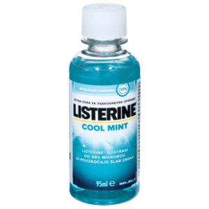 Tekućina za ispiranje usta LISTERINE Cool mint 95ml slide slika