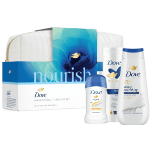 DOVE set Nourish (gel za tuširanje, losion za tijelo i stik) slide slika