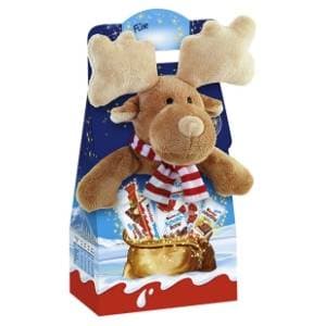 Novogodišnji paketić KINDER Maxi mix 133g + plička igračka slide slika
