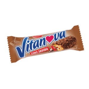 Štanglica PIONIR Vitanova čokolada jagoda 30g slide slika