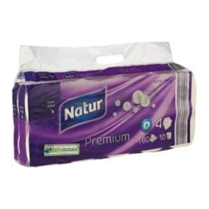 Toaletni papir NATUR premium 4 sloja 10 kom slide slika