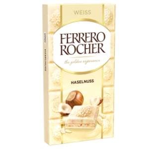 Čokolada FERRERO ROCHER bijela lješnjak 90g slide slika
