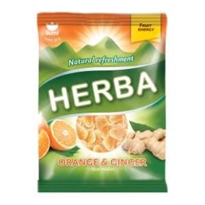 Gumeni bomboni HERBA naranča đumbir 90g slide slika