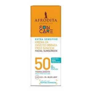 Krema za sunčanje AFRODITA Sensitiv SPF50+ 75ml slide slika