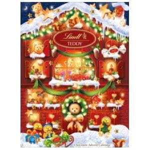 Novogodišnji paketić LINDT Teddy house 170g slide slika