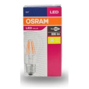 OSRAM LED filament žarulja toplo bijela E27 7W slide slika