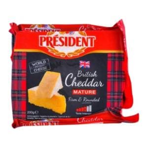 Sir PRESIDENT mature cheddar 200g slide slika