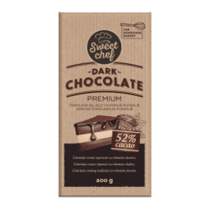 Čokolada SWEET CHEF za kuhanje 52% kakao 200g slide slika