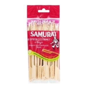 Štapići za ražnjiće od bambusa SAMURAI 15cm 50kom slide slika