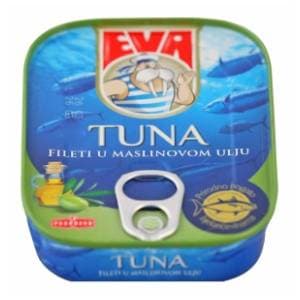 Tuna EVA fileti u maslinovom ulju 100g slide slika