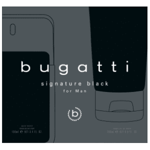 BUGATTI muški set Signature black slide slika