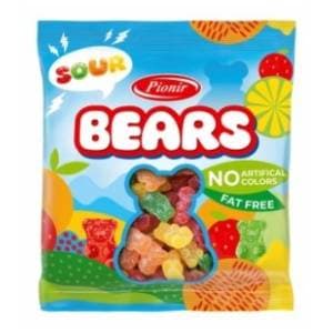 Gumeni bomboni PIONIR sour bears 100g slide slika