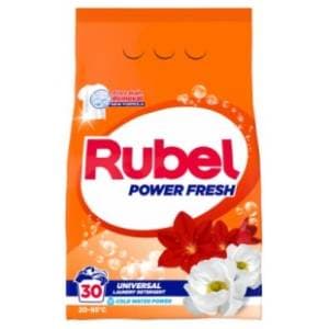 RUBEL Power fresh deterdžent za rublje 30 pranja (2,25kg) slide slika