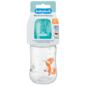 BABYLOVE bočica široki grlo 280ml (više vrsta) slide slika