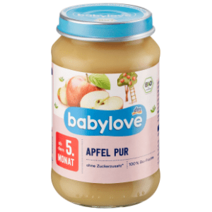 BABYLOVE kašica od jabuke 190g slide slika