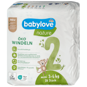 BABYLOVE pelene nature 2 mini 28kom slide slika