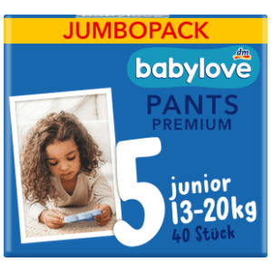 BABYLOVE pelene pants premium JP 5 junior 40kom slide slika