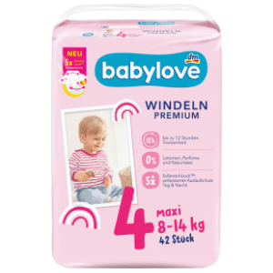 BABYLOVE pelene premium 4 maxi 42kom slide slika