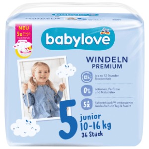 BABYLOVE pelene premium 5 junior 36kom slide slika
