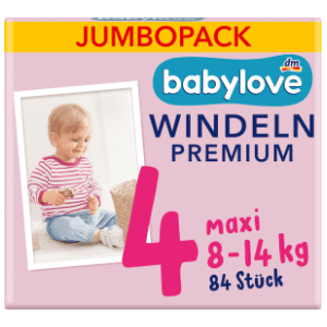 BABYLOVE pelene premium JP 4 maxi 84kom slide slika