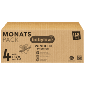 BABYLOVE pelene premium MP 4 maxi 168kom slide slika