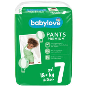 BABYLOVE pelene premium pants 7 XXL 18kom slide slika