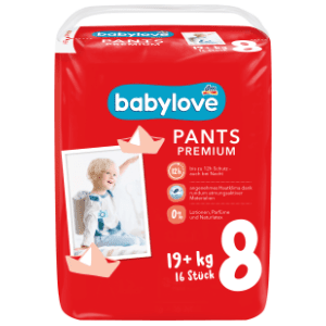 BABYLOVE pelene premium pants 8 16kom slide slika