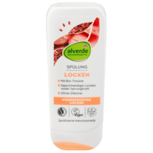 Balzam za kovrčavu kosu ALVERDE grožđe i lan 200ml slide slika