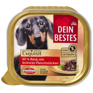 DEIN BESTES Exquisit hrana za pse 60% govedina 300g slide slika