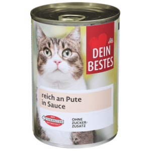 DEIN BESTES hrana za odrasle mačke puretina u umaku 415g slide slika
