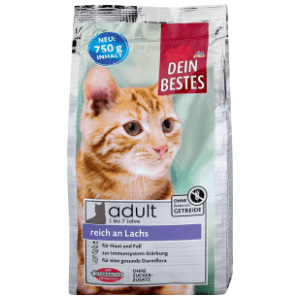 DEIN BESTES hrana za odrasle mačke losos 750g slide slika