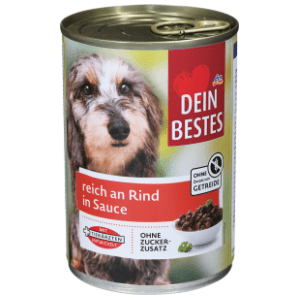 DEIN BESTES hrana za pse komadići govedine u umaku 400g slide slika