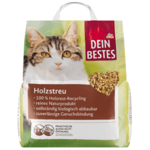 DEIN BESTES piljevina za mačke 10l slide slika