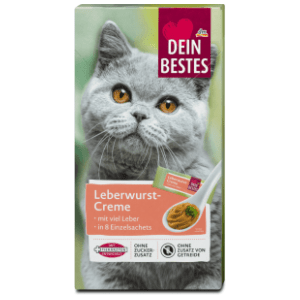 DEIN BESTES poslastica za mačke jetrena pašteta 8x10g slide slika