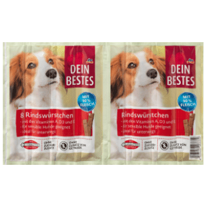 DEIN BESTES štapići za pse s govedinom i puretinom 8kom slide slika