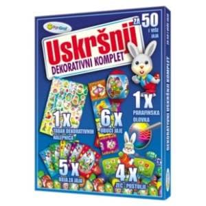 Uskrsni dekorativni komplet za 50 jaja PANGRAF slide slika