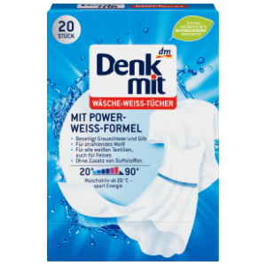 DENKMIT maramice za izbjeljivanje rublja 20kom slide slika