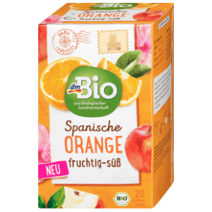 DM BIO čaj mješavina biljaka s okusom naranče 40g slide slika