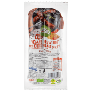 DM BIO Chorizo art dimljene veganske kobasice s pšenicom 130g slide slika