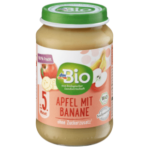 DM BIO kašica jabuka banana 190g slide slika