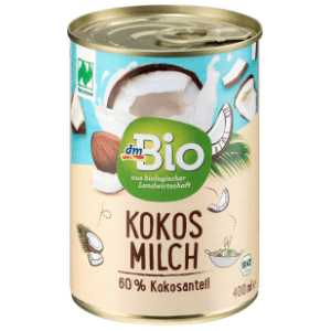 DM BIO kokosovo mlijeko od cijeđene jezgre kokosa 400ml slide slika
