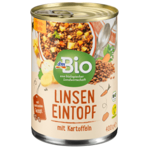 DM BIO leća s krumpirom 400g slide slika