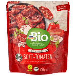 DM BIO sušena rajčica sa soli, vinsko ocat i začini 100g slide slika
