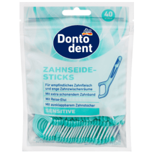 DONTODENT Sensitive zubni konac na štapiću 40kom slide slika