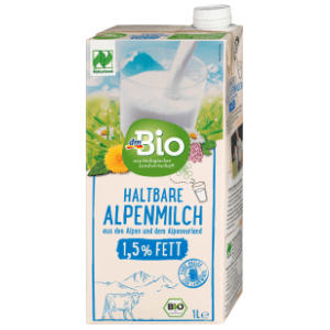 Dugotrajno mlijeko DM BIO alpsko organsko 1,5%mm 1l slide slika