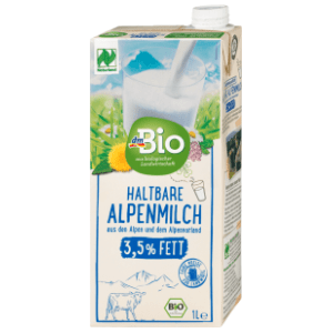 Dugotrajno mlijeko DM BIO alpsko organsko 3,5%mm 1l slide slika