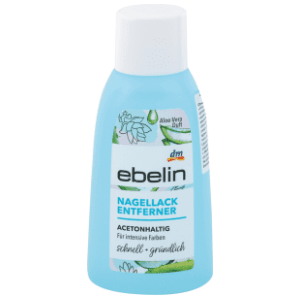 EBELIN odstranjivač laka za nokte s acetonom aloe vera 125ml slide slika