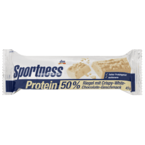Energetska pločica SPORTNESS 50% proteina bijela čokolada 45g slide slika