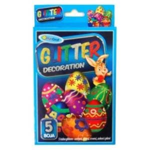 Glitter boje u tubama za uskrsna jaja PANGRAF 5kom slide slika